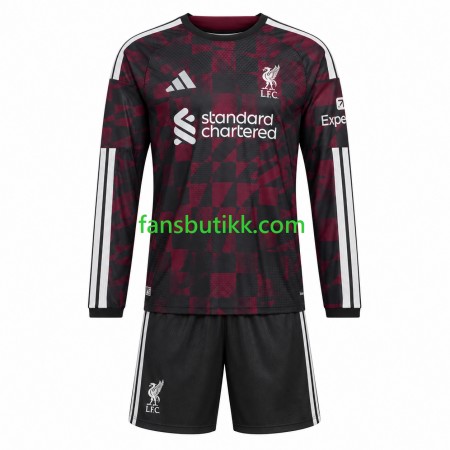 Fotballdrakt Liverpool Barn Tredjetrøye 2026-2027 Langermet